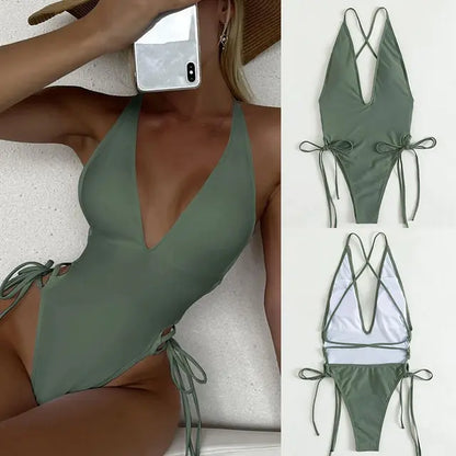 "Yass" Queen Lace-Up One-Piece