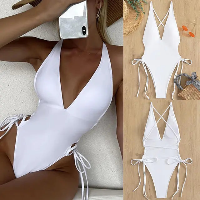 "Yass" Queen Lace-Up One-Piece