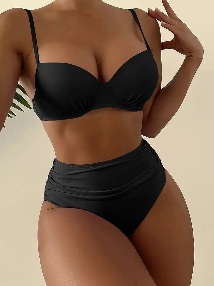 "Vale" Vintage High Waist Bikini