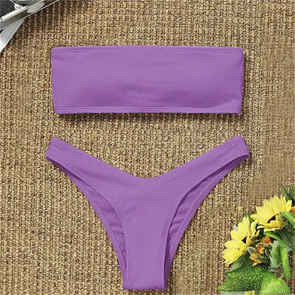 "Sorell" Bandeau Bikini Swimsuit