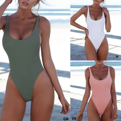 "Tully" Backless One Piece Swimsuit