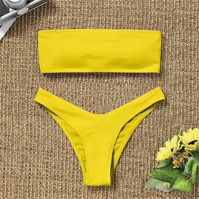 "Sorell" Bandeau Bikini Swimsuit