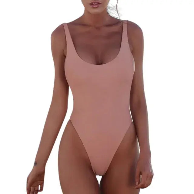 "Tully" Backless One Piece Swimsuit