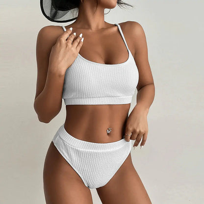 "Wellington" Solid Color Bikini