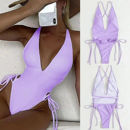 "Yass" Queen Lace-Up One-Piece