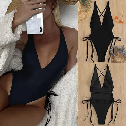 "Yass" Queen Lace-Up One-Piece