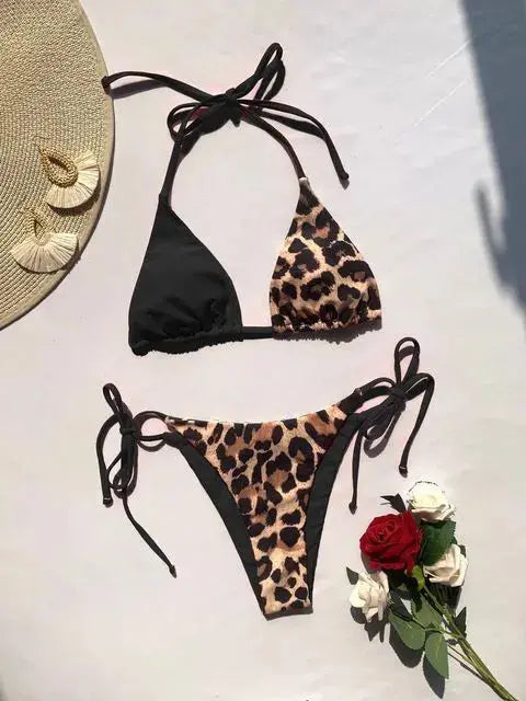 "Mylor" Leopard Bikini Soltans of Swim