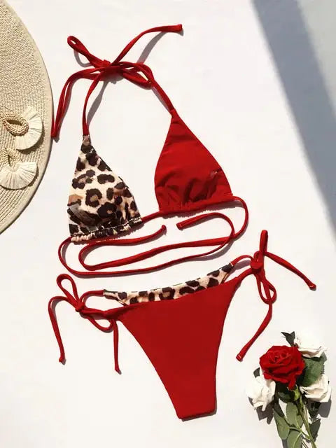 "Mylor" Leopard Bikini