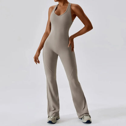 Fitness Stretch Workout Bodysuit