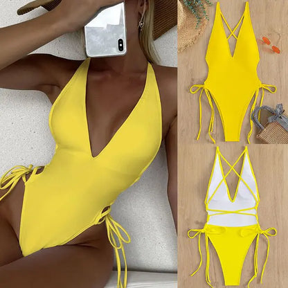 "Yass" Queen Lace-Up One-Piece