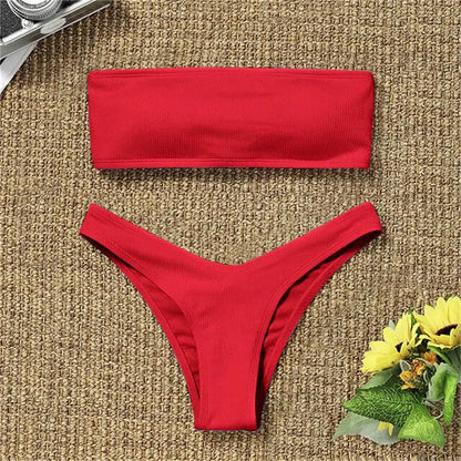 "Sorell" Bandeau Bikini Swimsuit