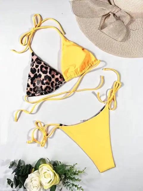 "Mylor" Leopard Bikini Soltans of Swim