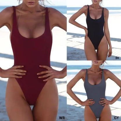 "Tully" Backless One Piece Swimsuit