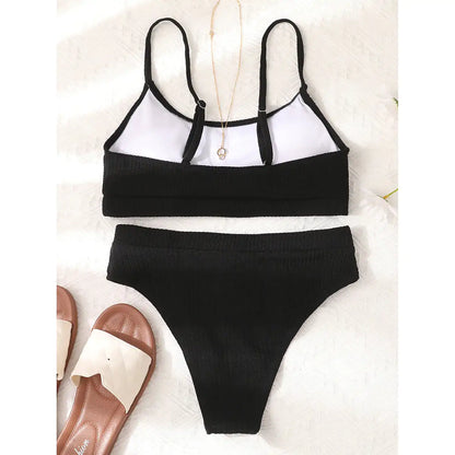 "Wellington" Solid Color Bikini