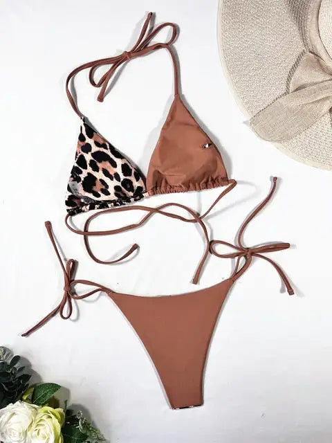 "Mylor" Leopard Bikini