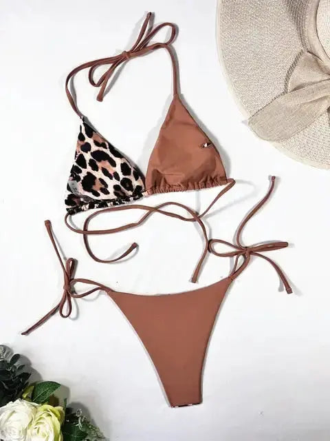 "Mylor" Leopard Bikini Soltans of Swim