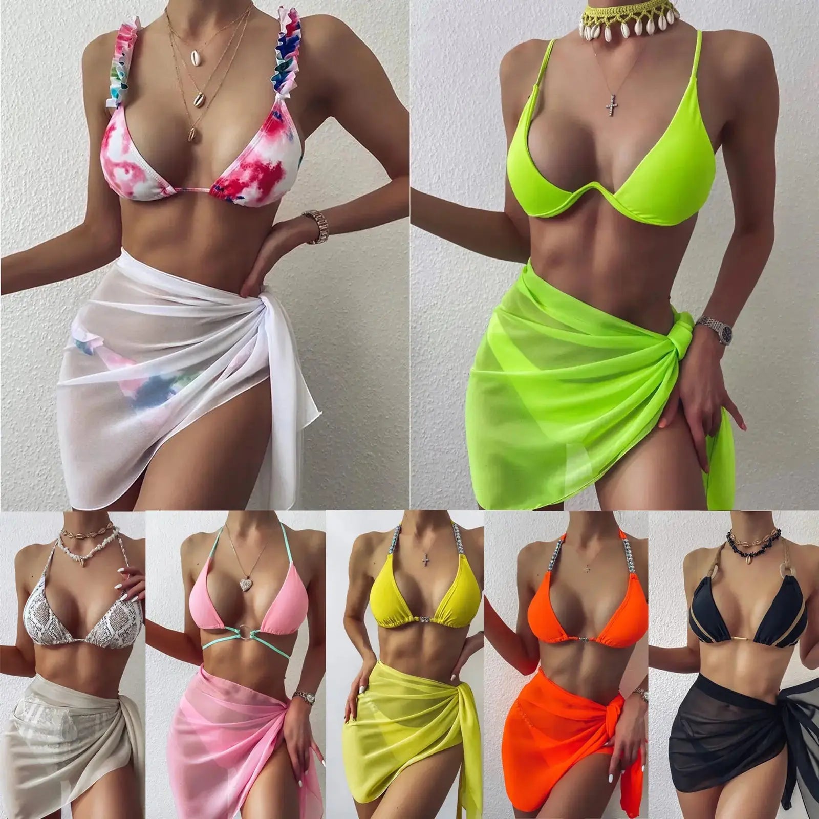 Chiffon Beach Wrap Soltans of Swim