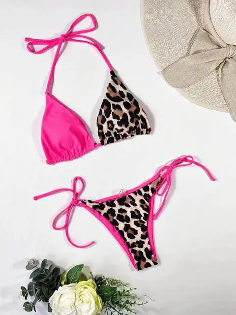 "Mylor" Leopard Bikini Soltans of Swim