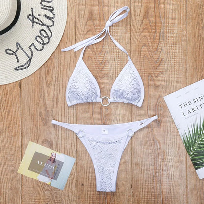 "Noosa" Bandage Mini Thong Bikini Set