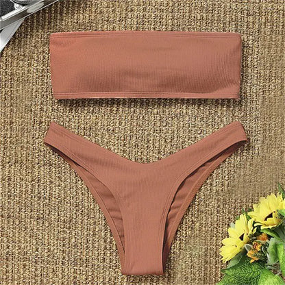 "Sorell" Bandeau Bikini Swimsuit