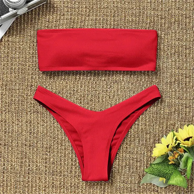 "Sorell" Bandeau Bikini Swimsuit