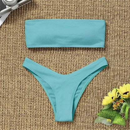 "Sorell" Bandeau Bikini Swimsuit