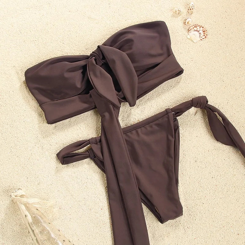 "Hope" Hollow Out Bikini Set