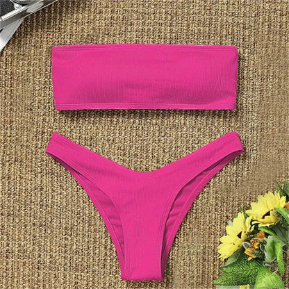 "Sorell" Bandeau Bikini Swimsuit