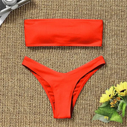 "Sorell" Bandeau Bikini Swimsuit