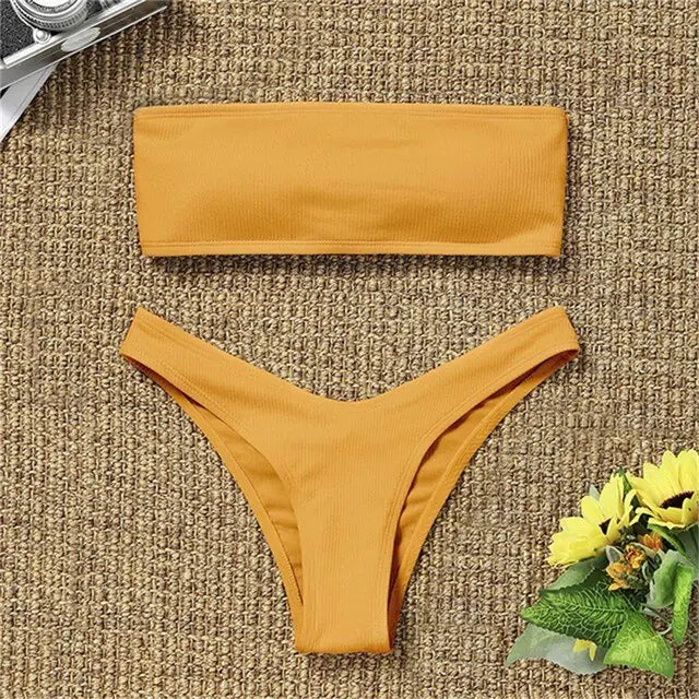 "Sorell" Bandeau Bikini Swimsuit